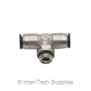 Fitting - Tee 1/4in x 6/8mm SW