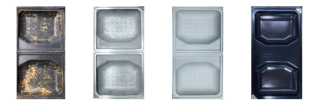 You should keep the suface of your seal plates clean and frequently inspect the Teflon coating to prevent film from sticking